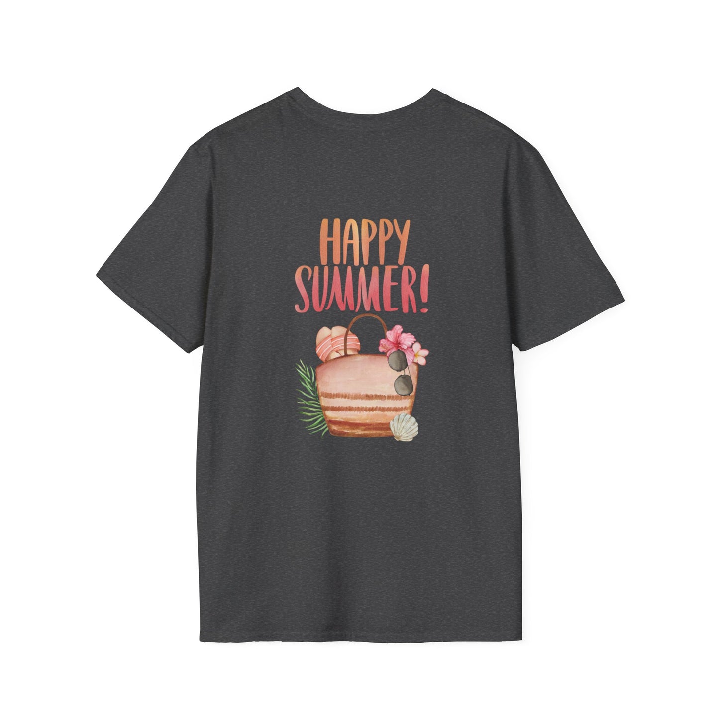 Happy Summer Unisex T-Shirt - Vacation Shirt and Beachwear