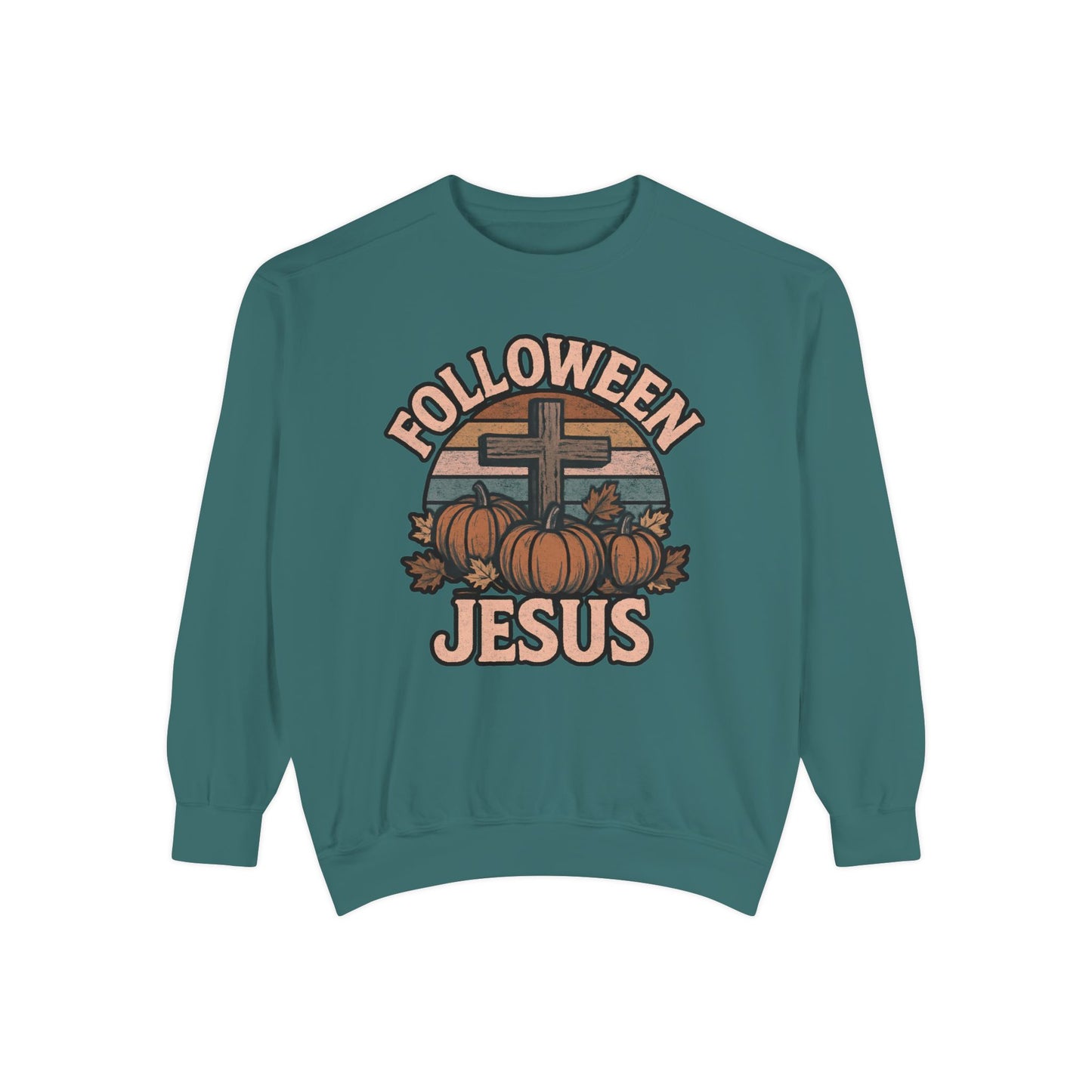 Follower Jesus Sweatshirt - Unisex Fall Apparel, Cute Halloween Gift, Faith-Based Clothing, Autumn Style - The Bougie Pumpkin Boutique