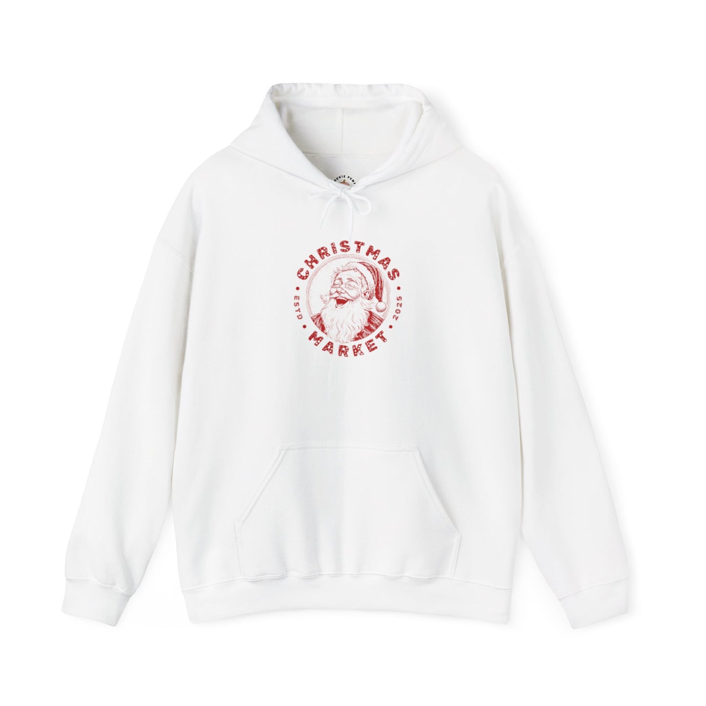 Cozy Christmas Market Hoodie, Holiday Gift Sweatshirt, Winter Apparel, Unisex Pullover, Festive Wear