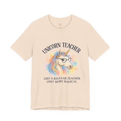 Unisex Tee - Unicorn Teacher Funny Design