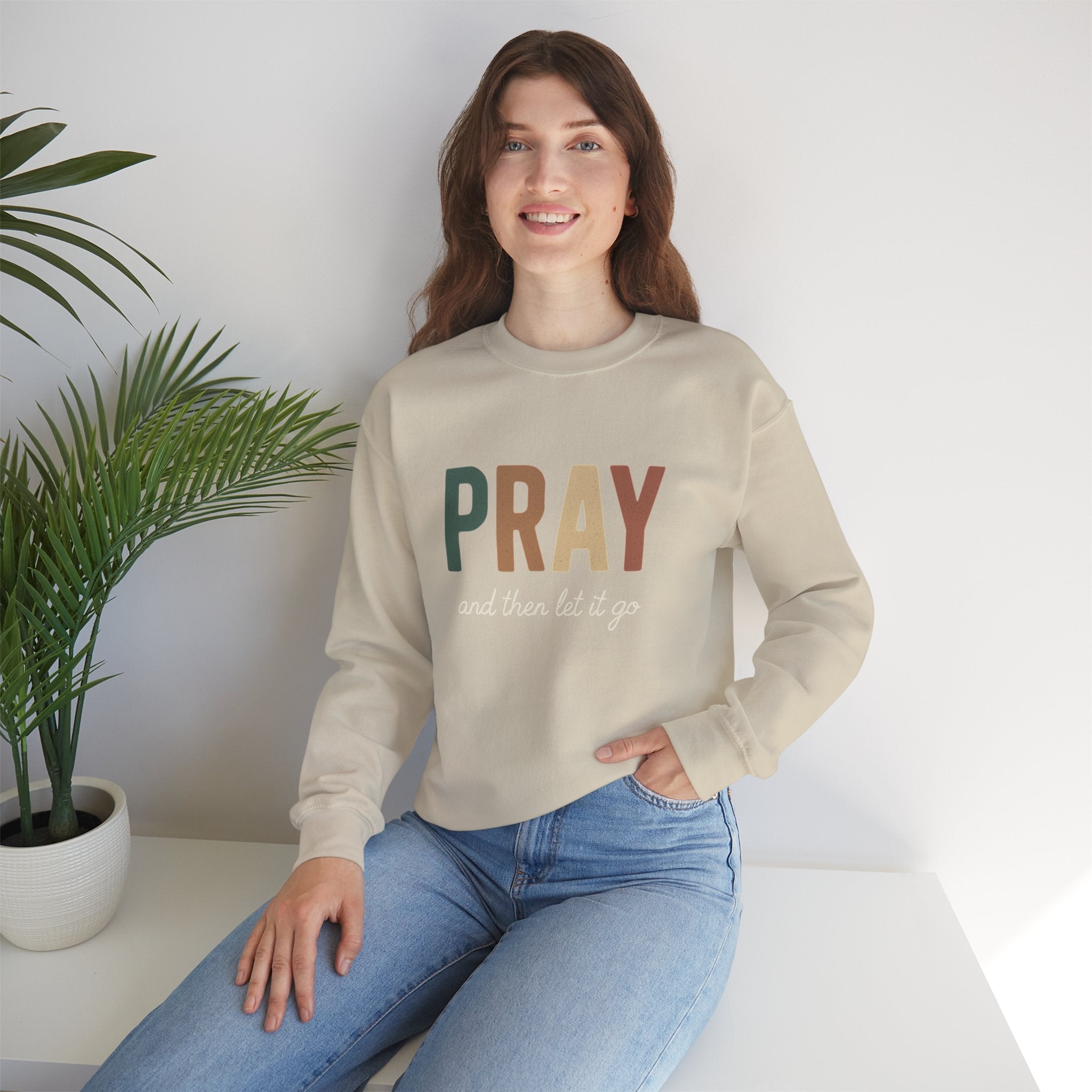 Faith Christian Unisex Sweatshirt - Pray and Let it Go