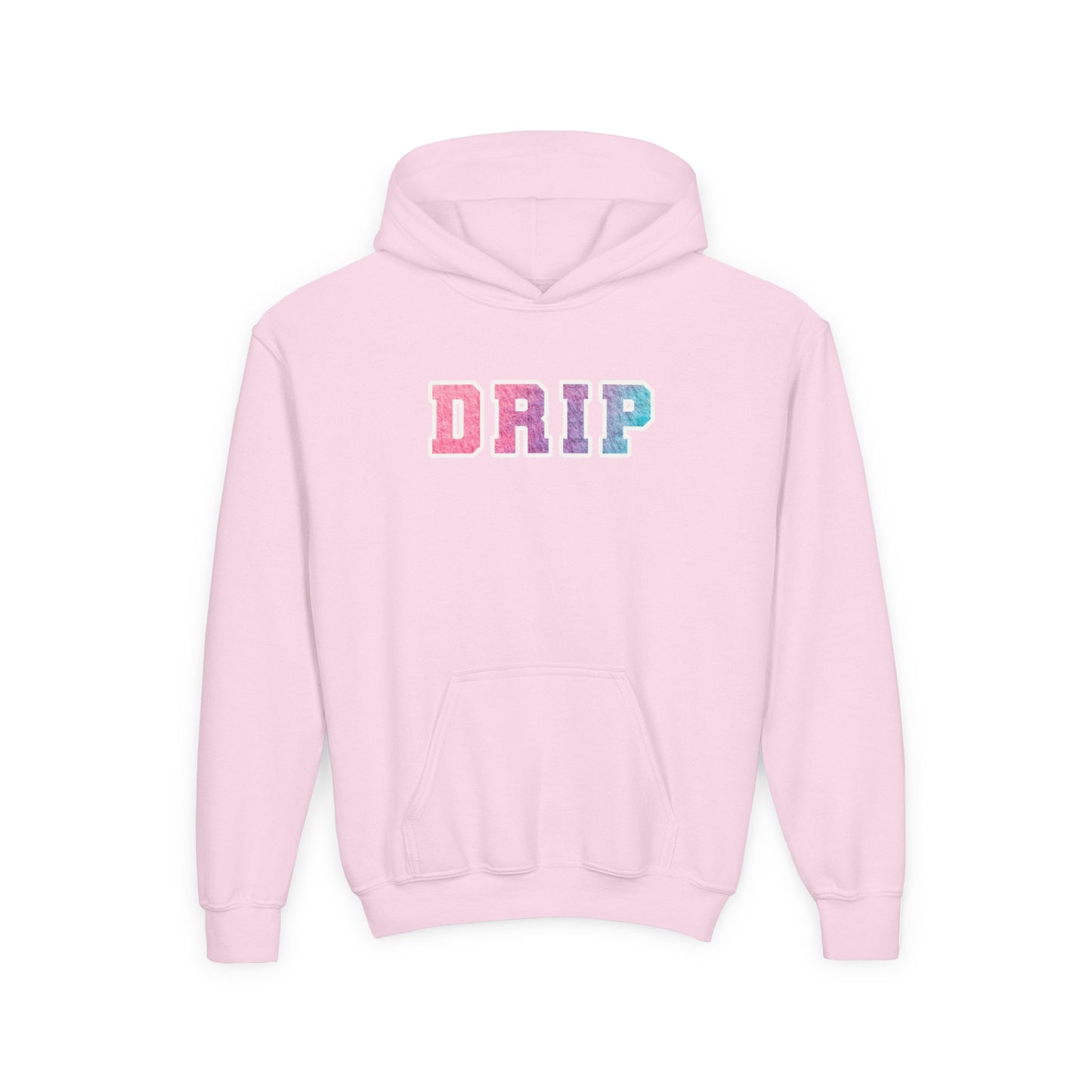 Youth Heavy Blend Hooded Sweatshirt - Drip Design, Trendy Hoodie, Urban Outfit, Gift for Teens, Casual Wear, Street Style