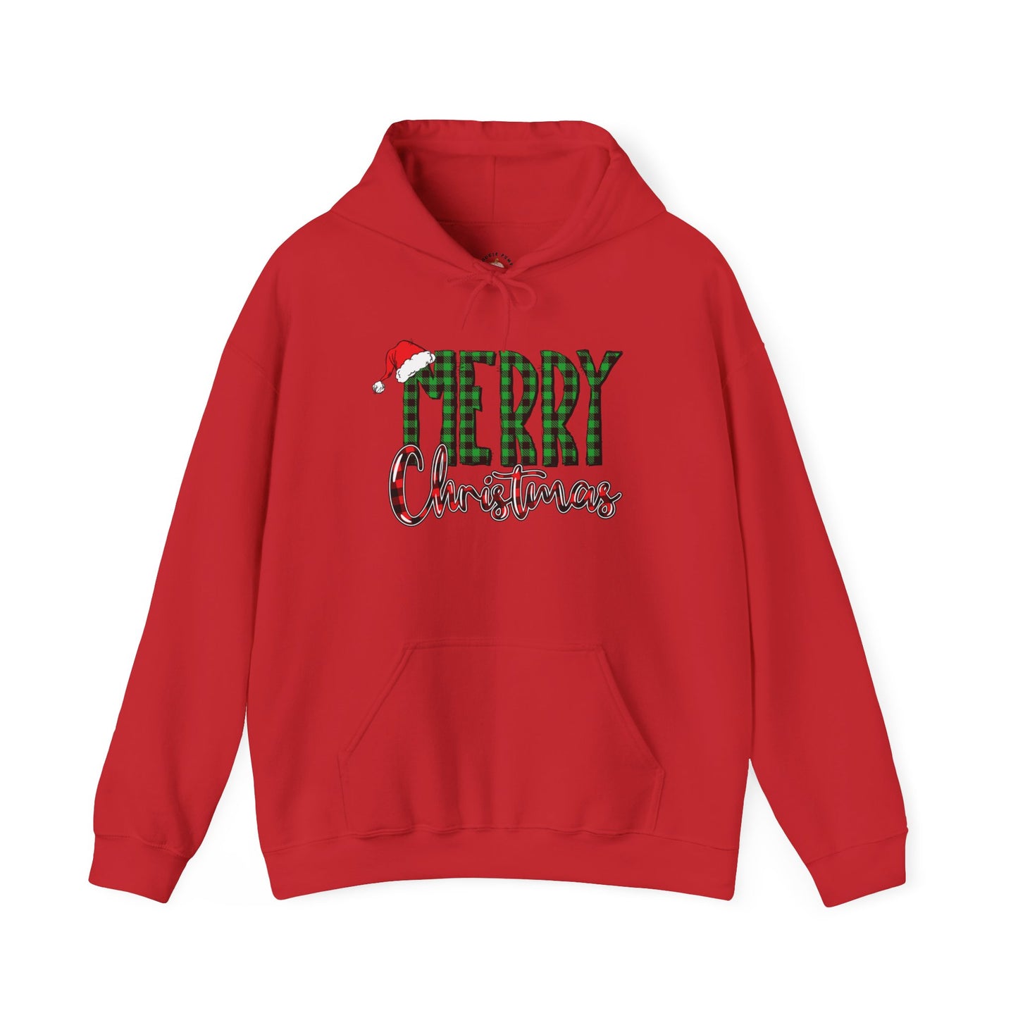 Merry Christmas Hooded Sweatshirt, Festive Holiday Apparel, Winter Warmth, Cozy Gift, Unisex Christmas Sweater, Seasonal Comfort