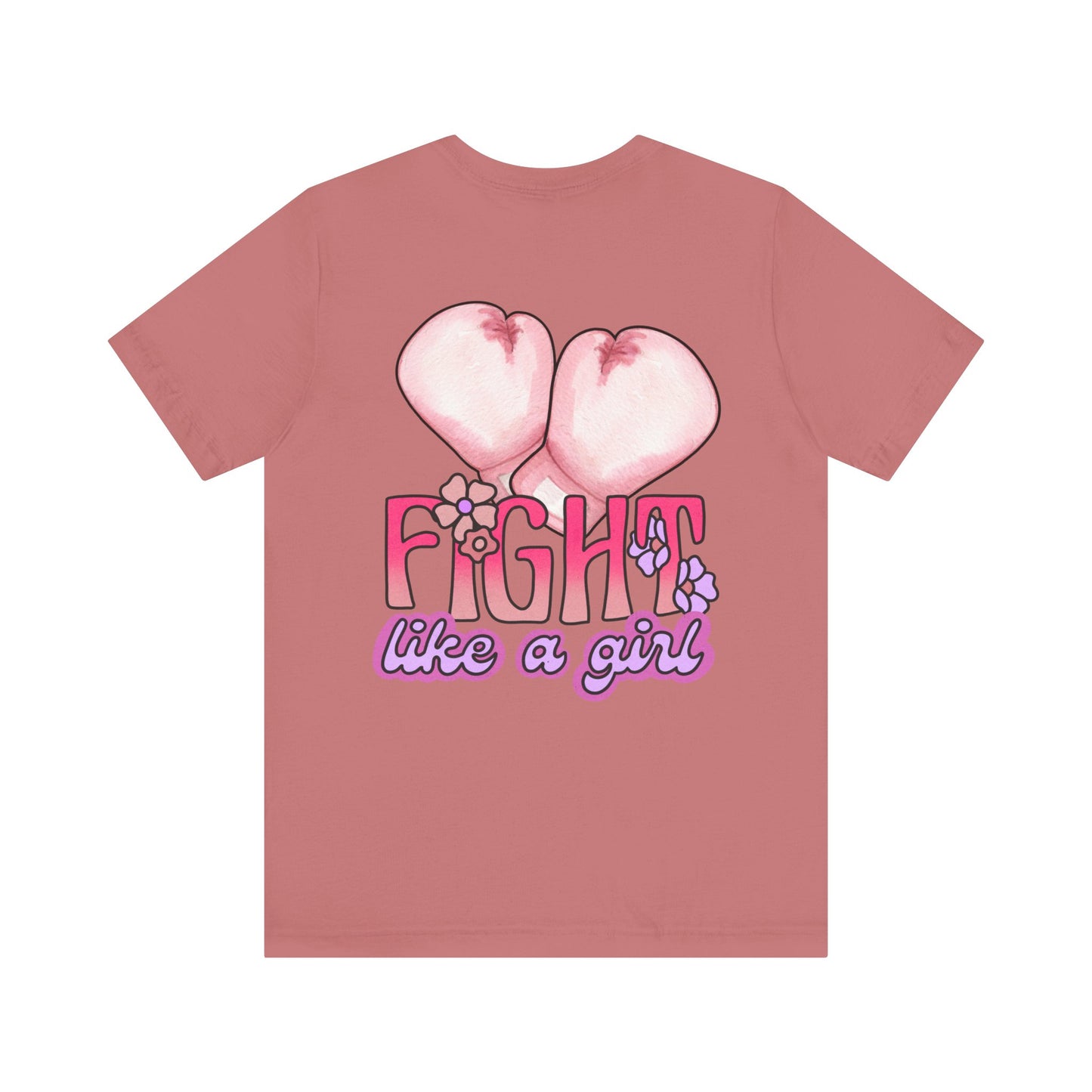 Empowerment Tee: Fight Like a Girl Unisex Jersey Short Sleeve T-Shirt, Awareness Shirt, Cancer Support Apparel, Gift for Fighters, [...]