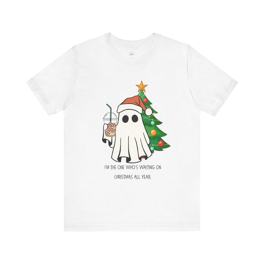 Funny Teacher Squad Unisex Tee - Ghost of Christmas Halloween Design