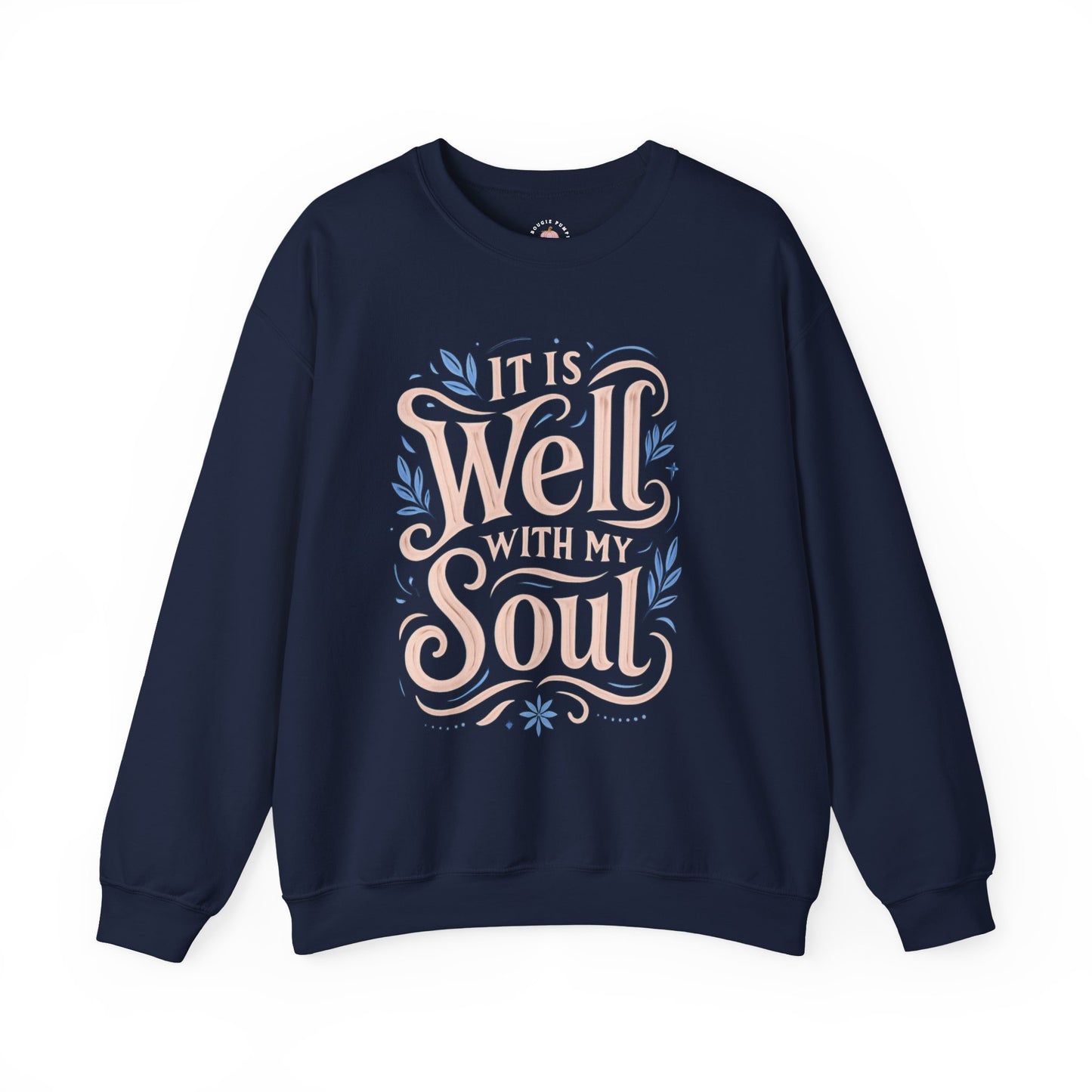 Soulful Comfort Crewneck Sweatshirt - Cozy Gift for Faith Lovers, Inspirational Apparel, Motivational Sweatshirt, Religious Gift, [...]