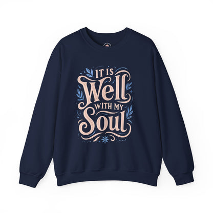Soulful Comfort Crewneck Sweatshirt - Cozy Gift for Faith Lovers, Inspirational Apparel, Motivational Sweatshirt, Religious Gift, [...]