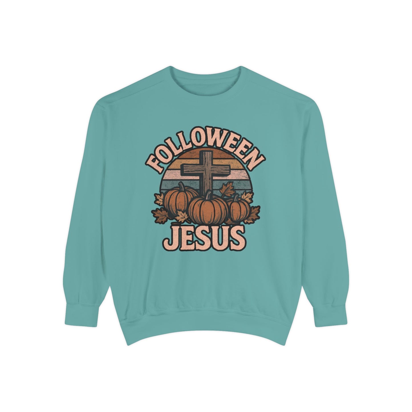 Follower Jesus Sweatshirt - Unisex Fall Apparel, Cute Halloween Gift, Faith-Based Clothing, Autumn Style - The Bougie Pumpkin Boutique