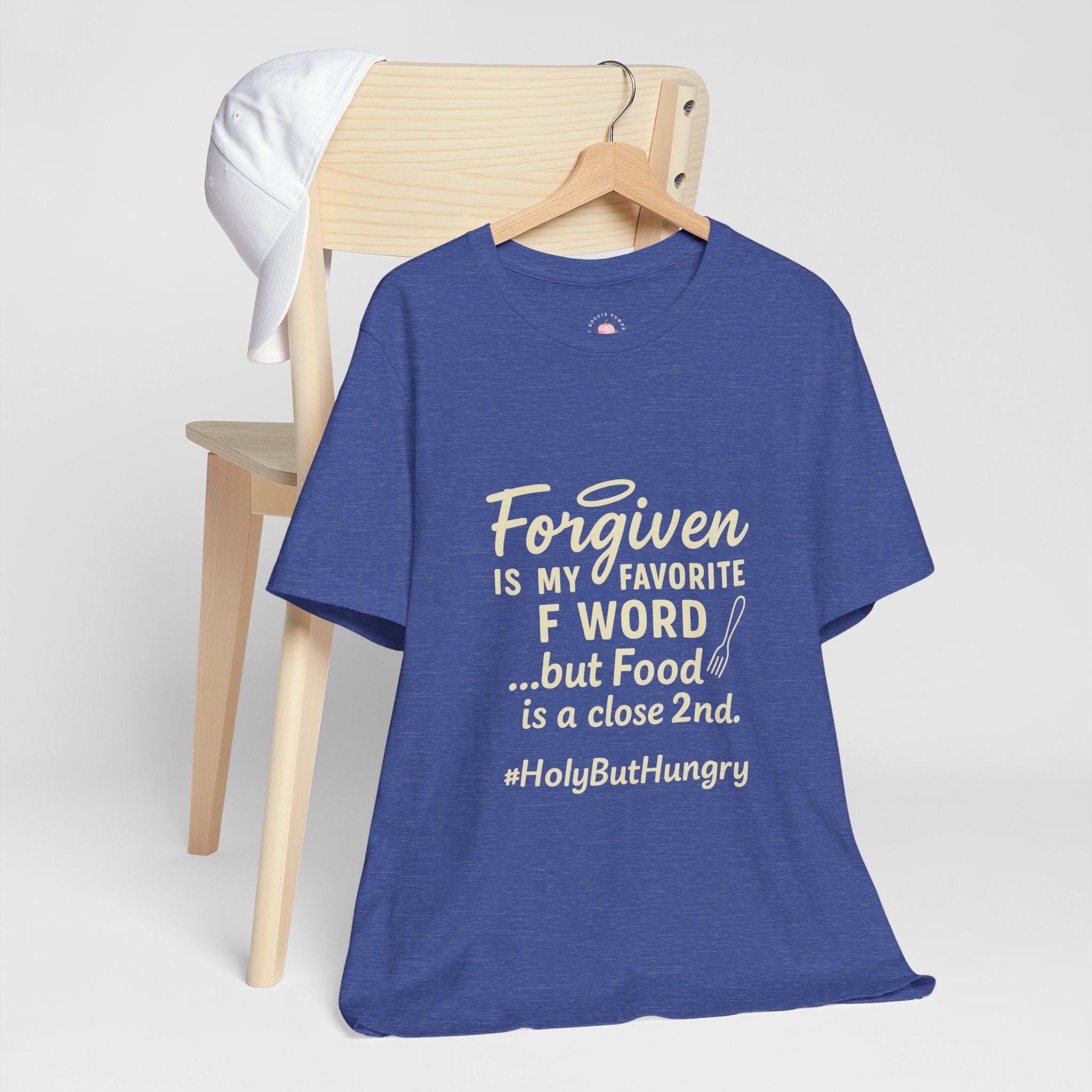 Forgiven Is My Favorite F-Word Tee — Funny Christian Foodie Shirt