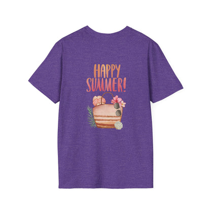 Happy Summer Unisex T-Shirt - Vacation Shirt and Beachwear