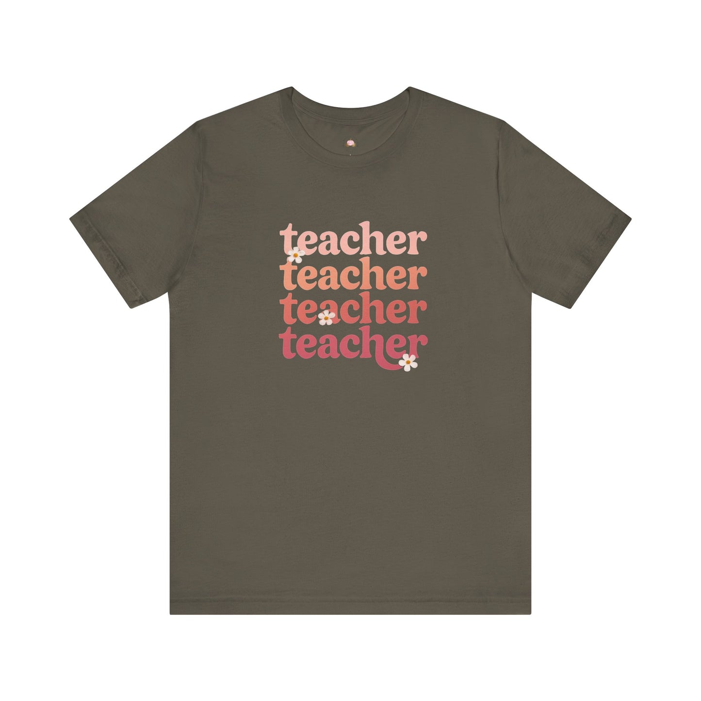 Teacher Vibes Unisex Jersey Tee - Perfect Gift for Educators, Teacher Appreciation, Classroom Style, Graduation Gift, Everyday Wear