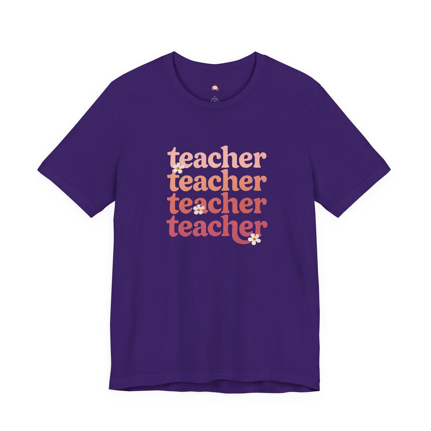 Teacher Vibes Unisex Jersey Tee - Perfect Gift for Educators, Teacher Appreciation, Classroom Style, Graduation Gift, Everyday Wear