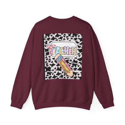 Teacher Appreciation Crewneck Sweatshirt, Gift for Educators, Cozy Unisex Sweatshirt, Back to School Apparel, Classroom Essentials