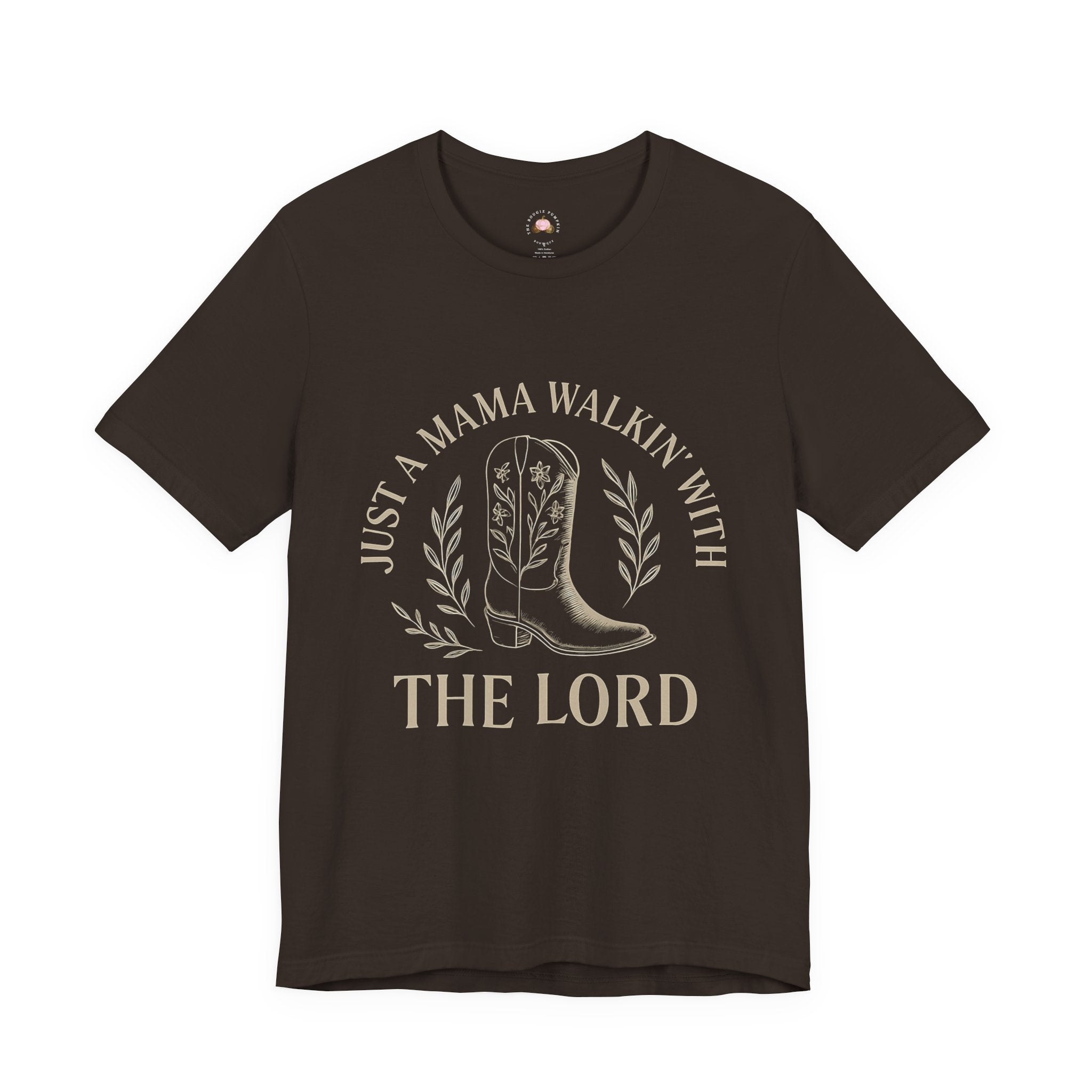 Christian T-Shirt - "Just Walkin' With The Lord" Faith Tee