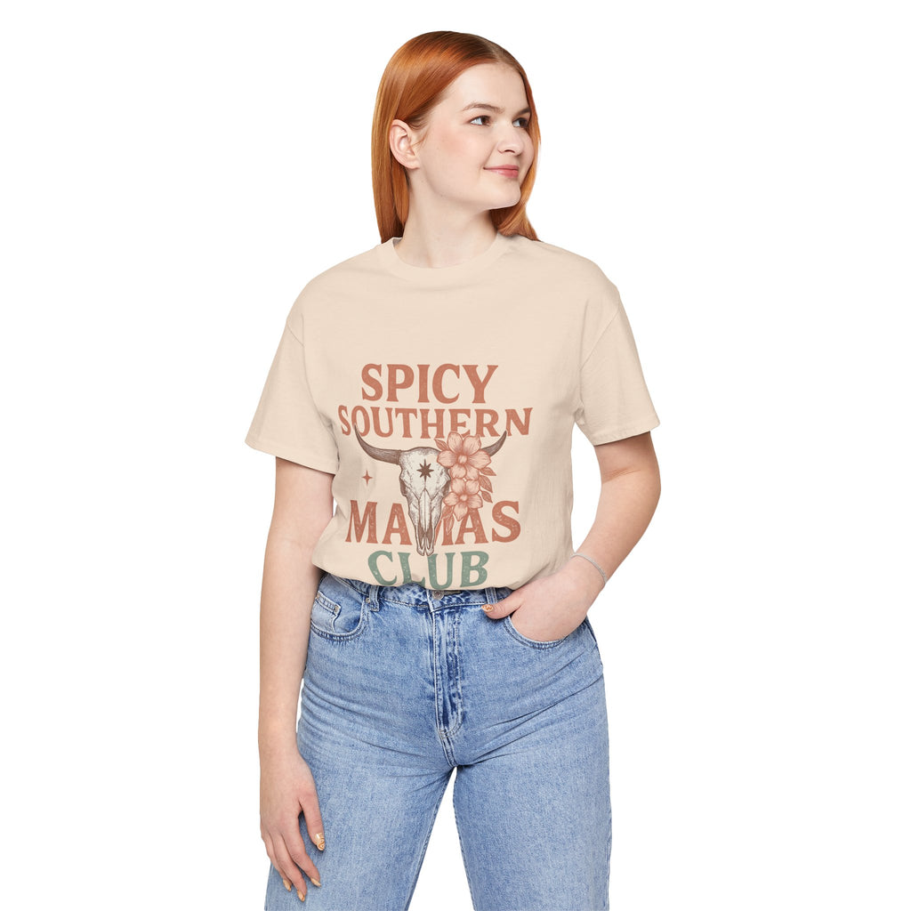 Spicy Southern Mamas Club Tee | Western Graphic Shirt for Faith-Filled Women – The Bougie Pumpkin Boutique
