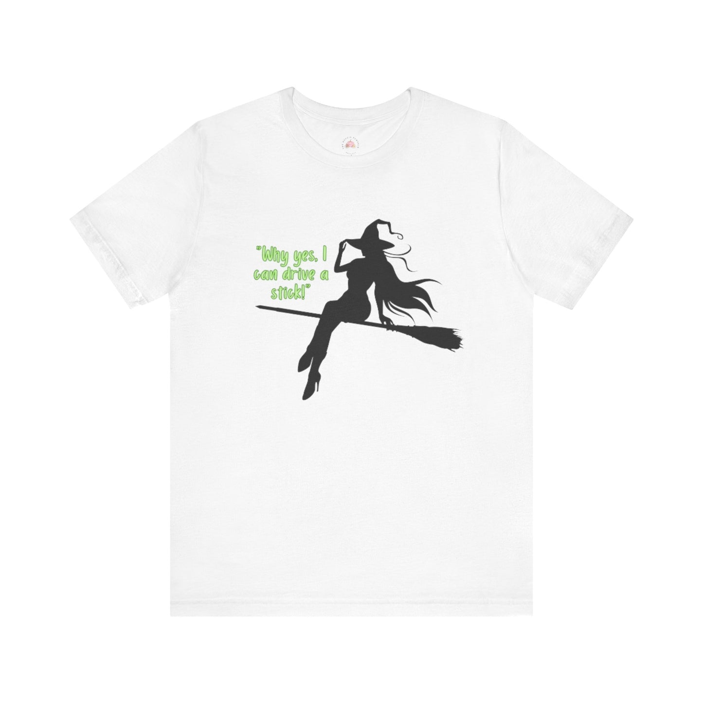 Funny Witch on a Stick T-Shirt - Halloween Costume Tee