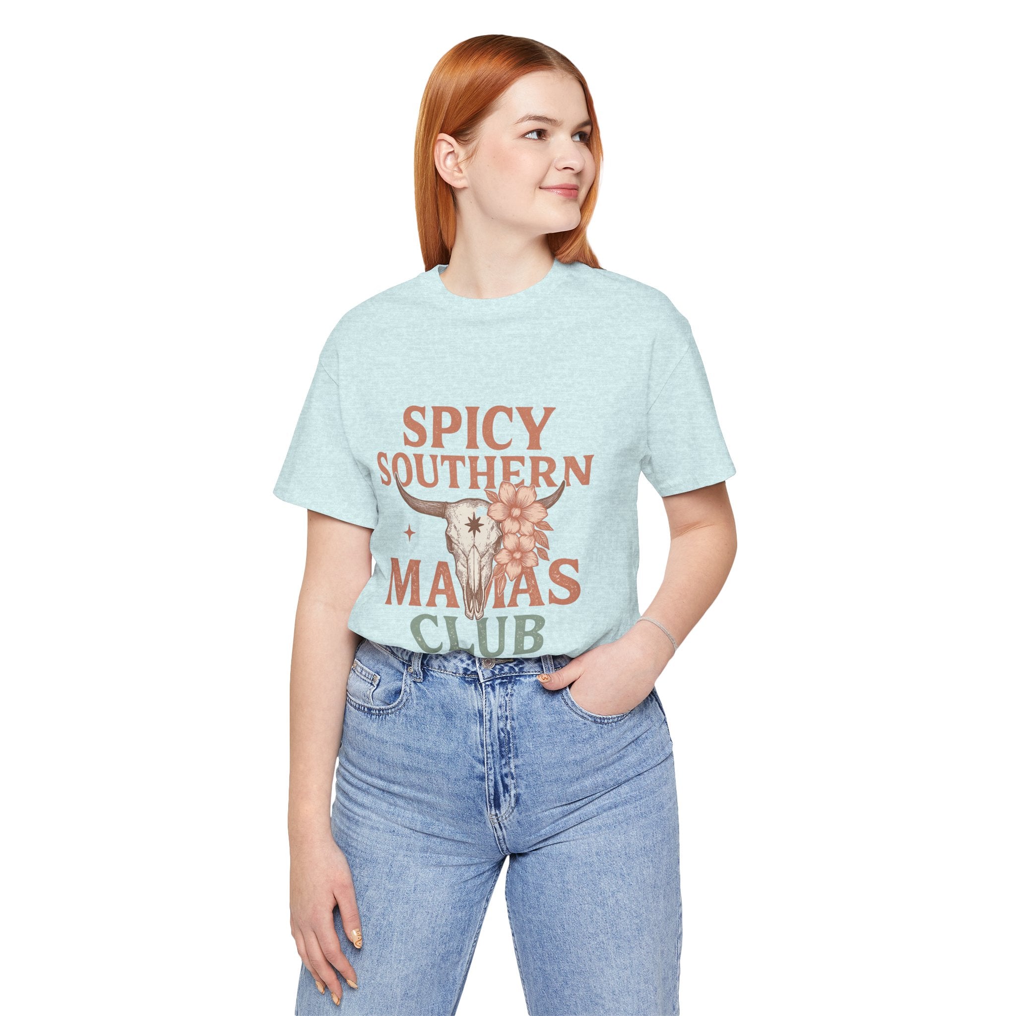 Spicy Southern Mamas Club Tee | Western Graphic Shirt for Faith-Filled Women – The Bougie Pumpkin Boutique