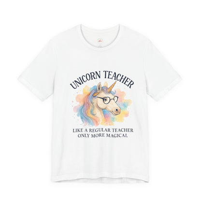 Unisex Tee - Unicorn Teacher Funny Design