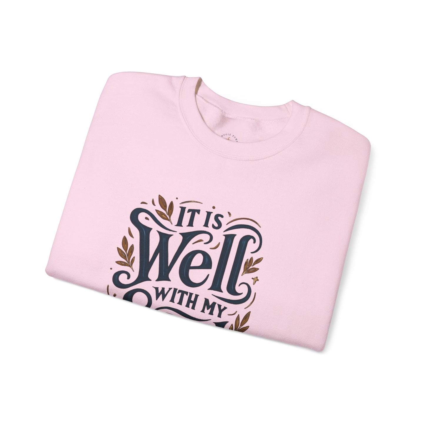 Soulful Comfort Crewneck Sweatshirt - Cozy Gift for Faith Lovers, Inspirational Apparel, Motivational Sweatshirt, Religious Gift, [...]