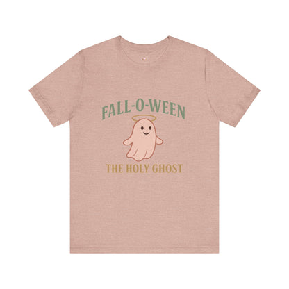 Christian Unisex Tee Holy Ghost Halloween Alternative Faith Humor - The Bougie Pumpkin Boutique