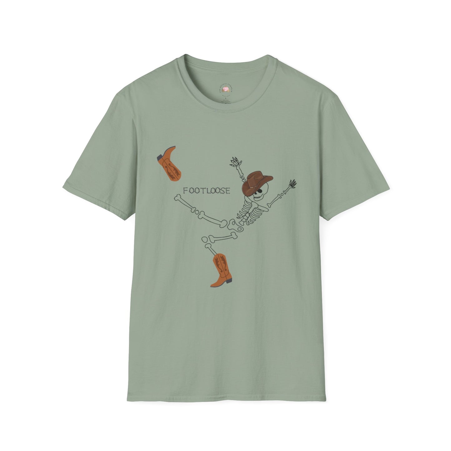 Footloose Skeleton Unisex T-Shirt - Funny Halloween Country Shirt