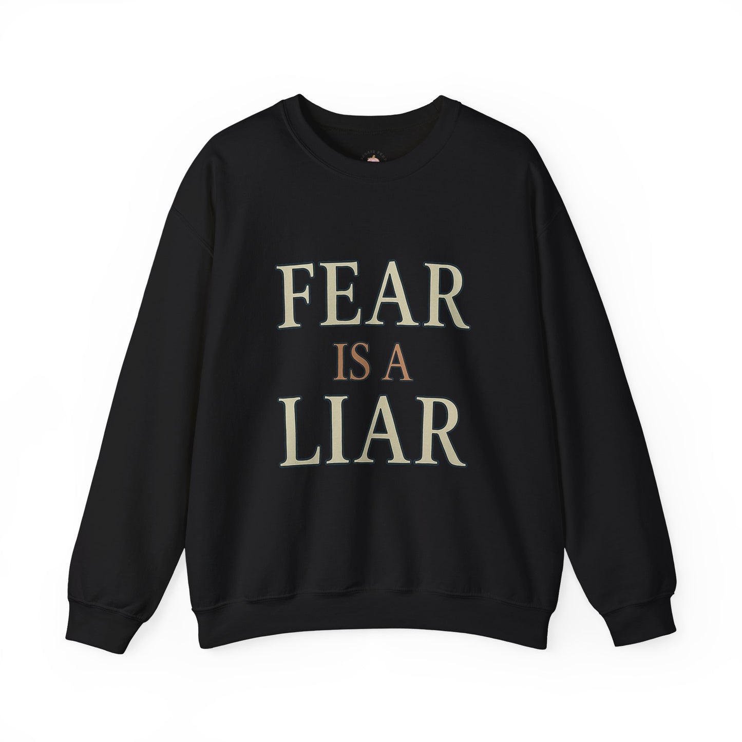 Fear Is a Liar Sweatshirt | Faith Over Fear Christian Crewneck – Bougie Pumpkin Boutique - The Bougie Pumpkin Boutique