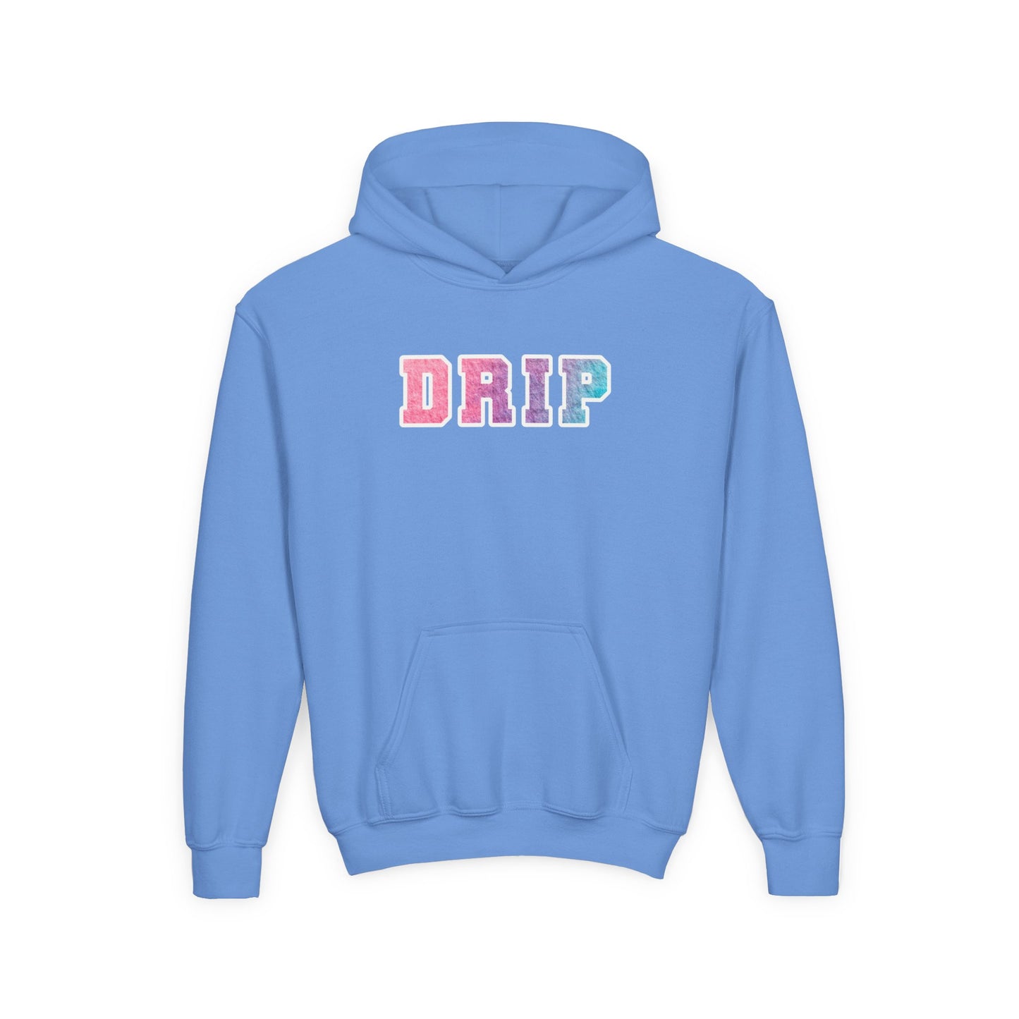 Youth Heavy Blend Hooded Sweatshirt - Drip Design, Trendy Hoodie, Urban Outfit, Gift for Teens, Casual Wear, Street Style