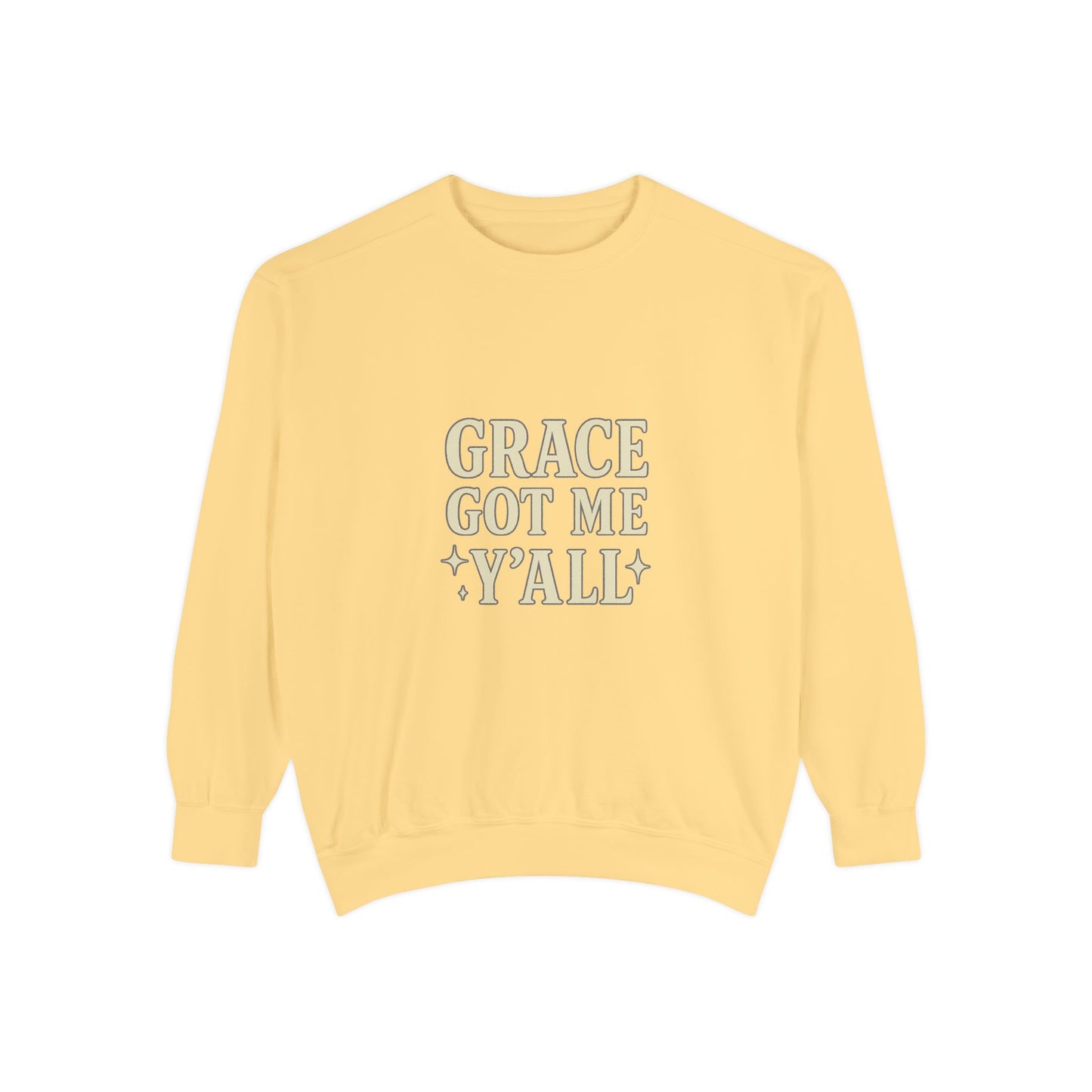 Grace Got Me Y’all Sweatshirt | Southern Faith Crewneck – Bougie Pumpkin Boutique - The Bougie Pumpkin Boutique