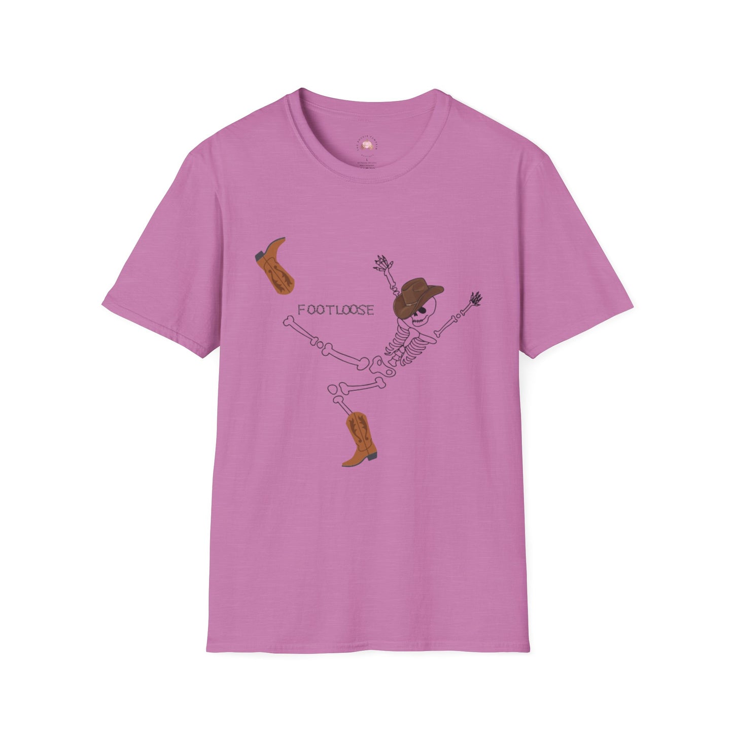 Footloose Skeleton Unisex T-Shirt - Funny Halloween Country Shirt