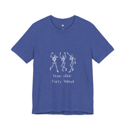 Halloween Skeleton Tee - Unisex Jersey Short Sleeve