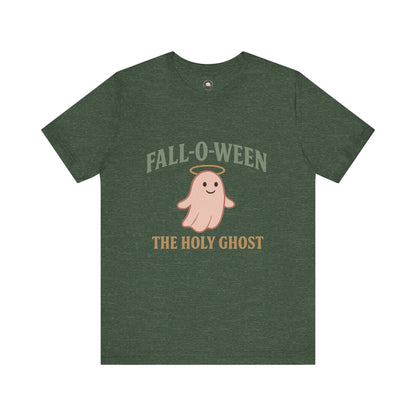Christian Unisex Tee Holy Ghost Halloween Alternative Faith Humor - The Bougie Pumpkin Boutique