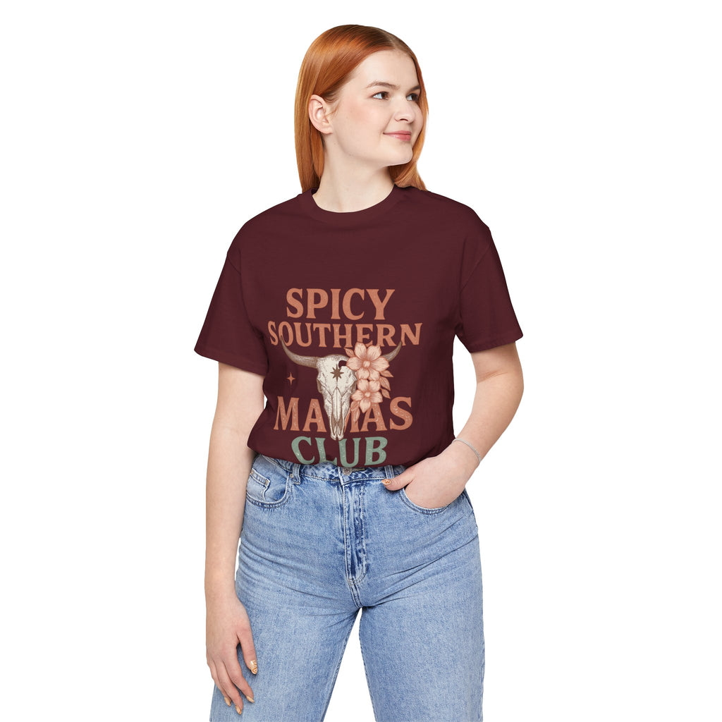 Spicy Southern Mamas Club Tee | Western Graphic Shirt for Faith-Filled Women – The Bougie Pumpkin Boutique