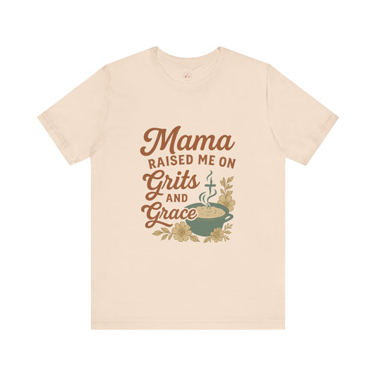 Mama Raised Me on Grits and Grace | Faith & Southern Mama Shirt – Bougie Pumpkin Boutique - The Bougie Pumpkin Boutique
