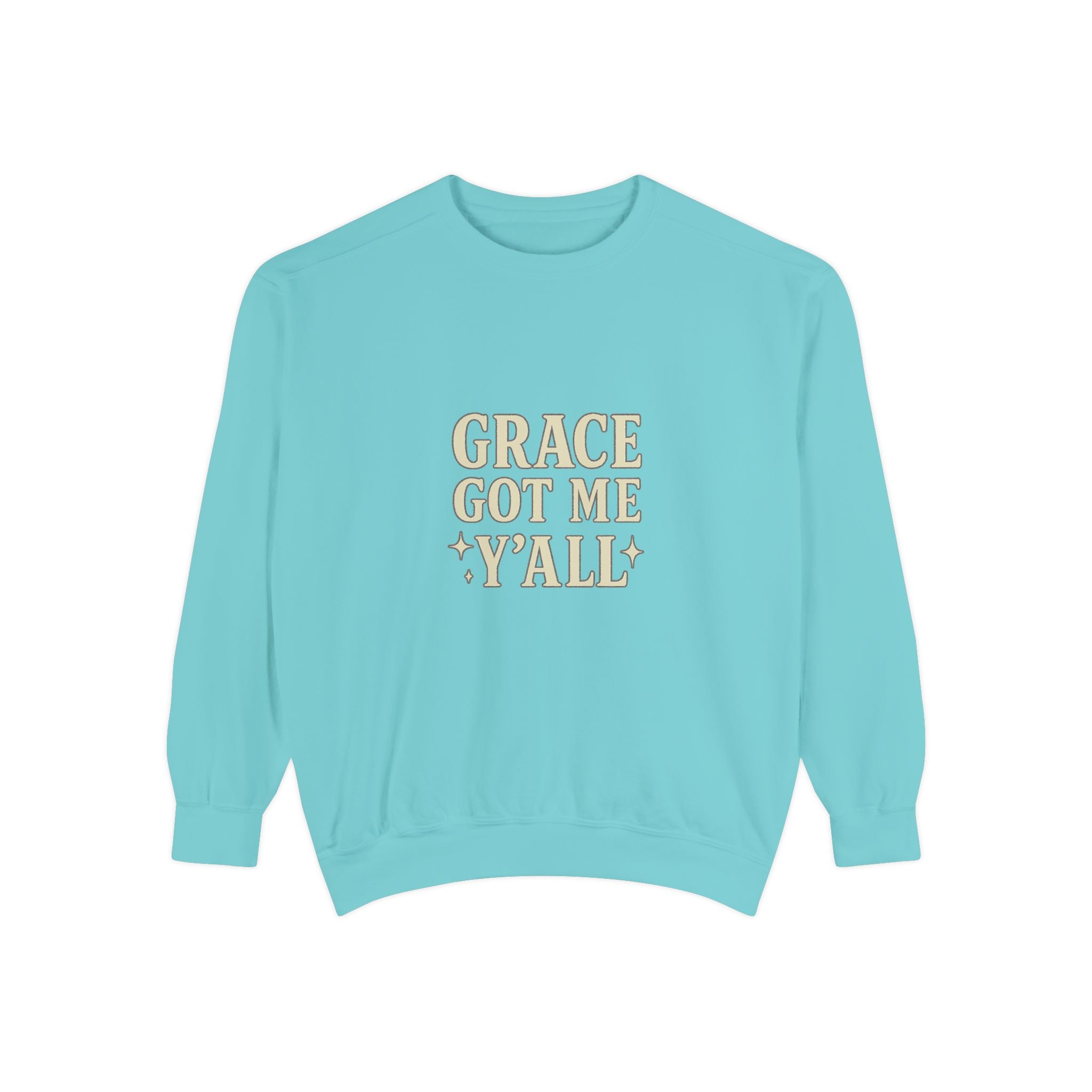 Grace Got Me Y’all Sweatshirt | Southern Christian Crewneck – The Bougie Pumpkin Boutique
