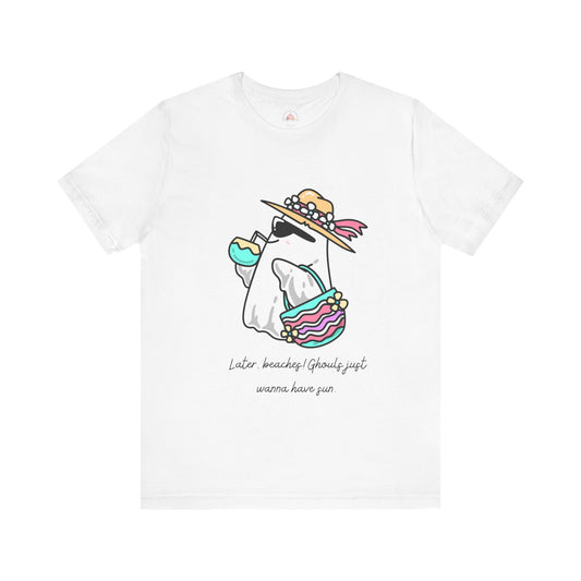 Funny Halloween Beaches Unisex Tee