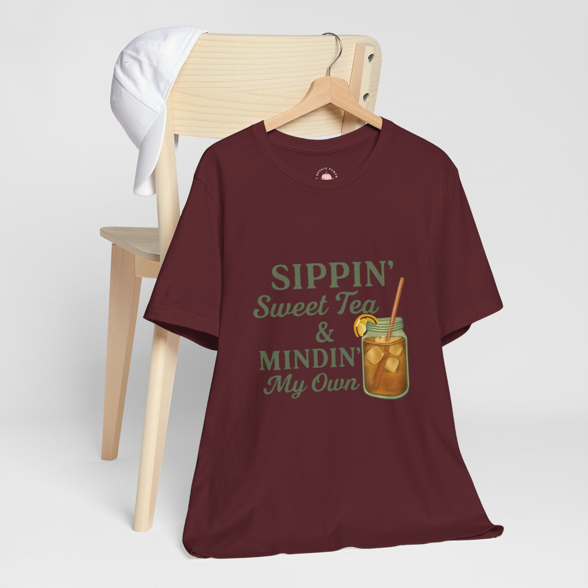 Sippin’ Sweet Tea & Minding’ My Own Tee | Southern Sweet Tea T-Shirt | Country Mama Graphic Shirt – Bougie Pumpkin Boutique