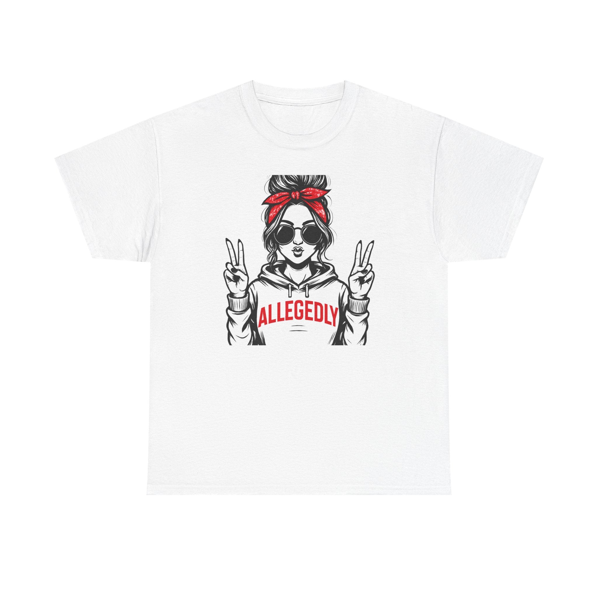 Allegedly Retro Rosie Peace Sign Tee