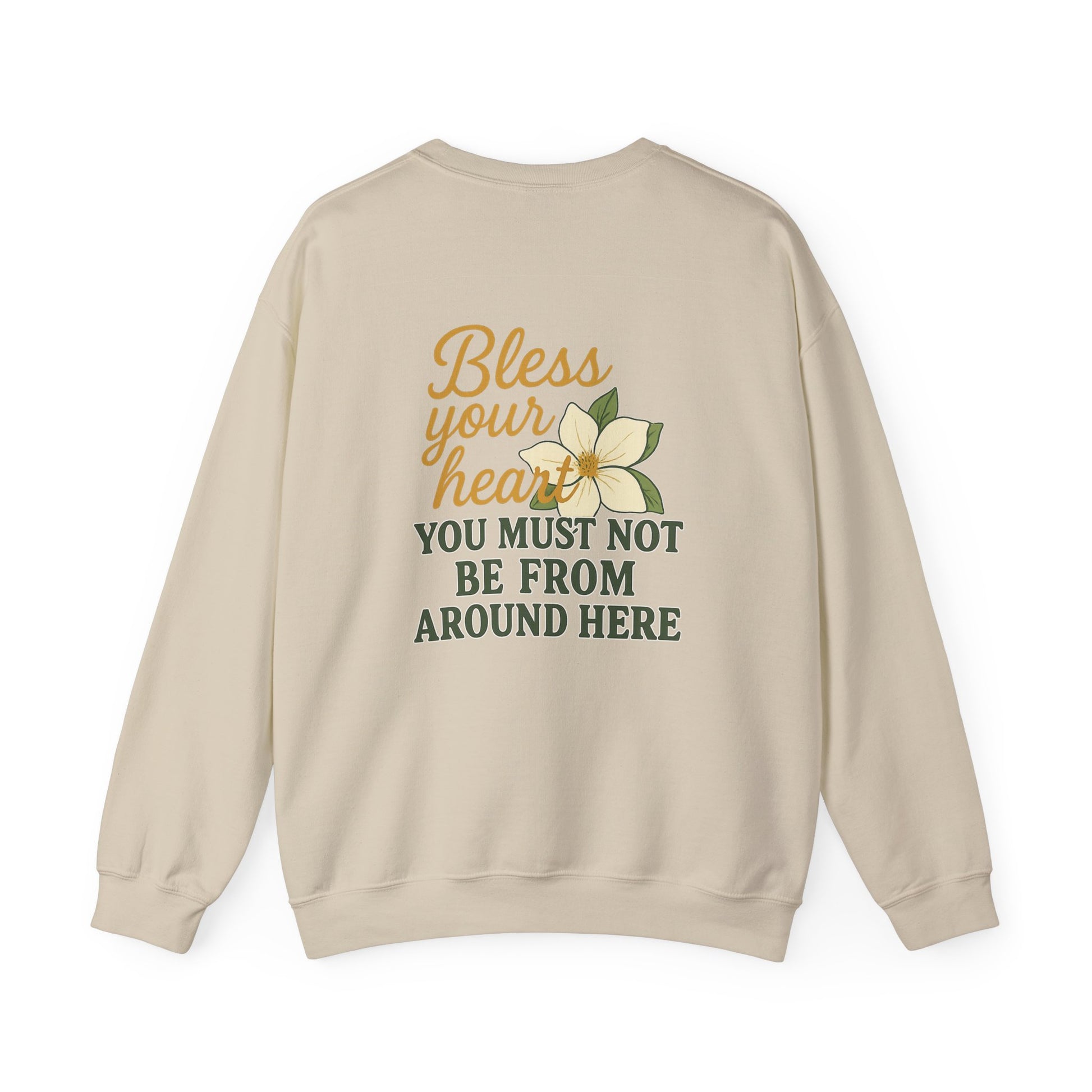 Bless Your Heart Sweatshirt | Unisex Crewneck | Cozy Gift for Friends, Southern Charm, Casual Style, Occasional Wear - The Bougie Pumpkin Boutique