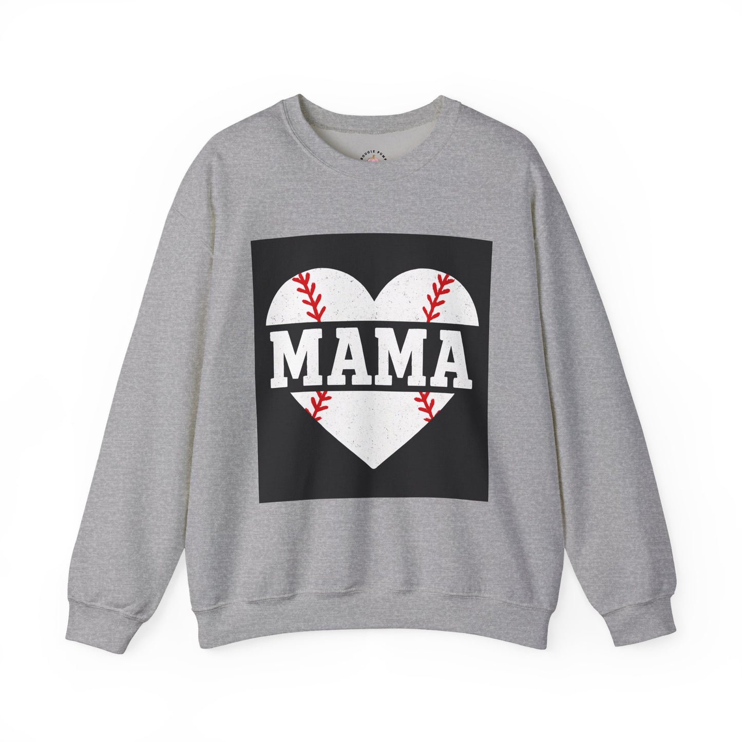 Baseball Mama Sweatshirt | Game Day Heart Design | Sports Mom Apparel – The Bougie Pumpkin Boutique - The Bougie Pumpkin Boutique
