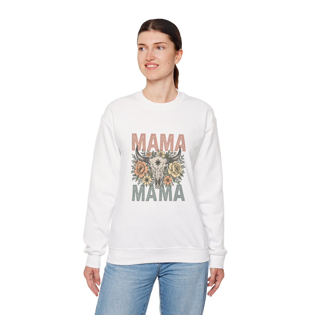Floral Mama Skull Sweatshirt | Faith, Fashion & Sass – The Bougie Pumpkin Boutique