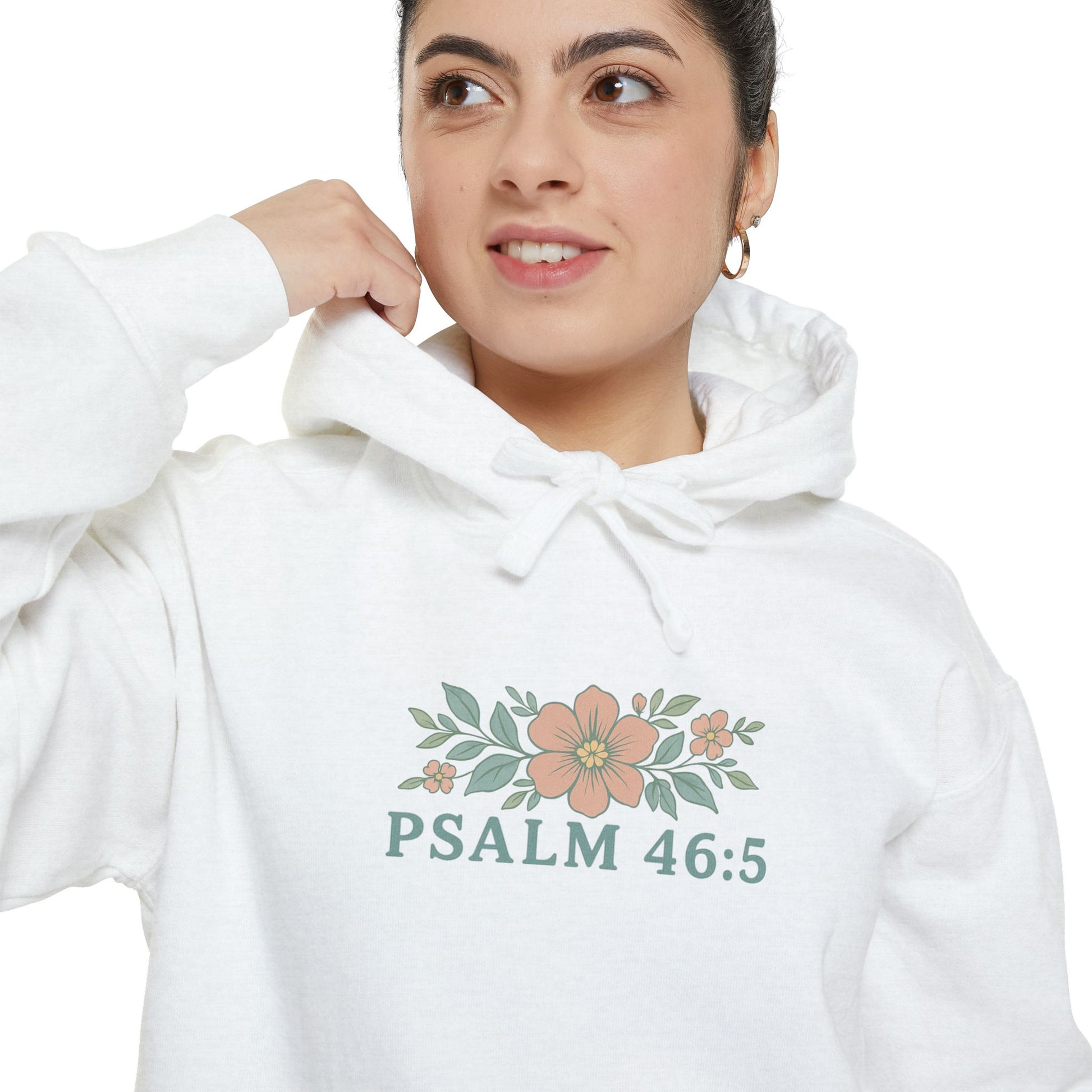 God Is Within Her, She Will Not Fall Hoodie | Psalm 46:5 Faith Hoodie – Bougie Pumpkin Boutique - The Bougie Pumpkin Boutique