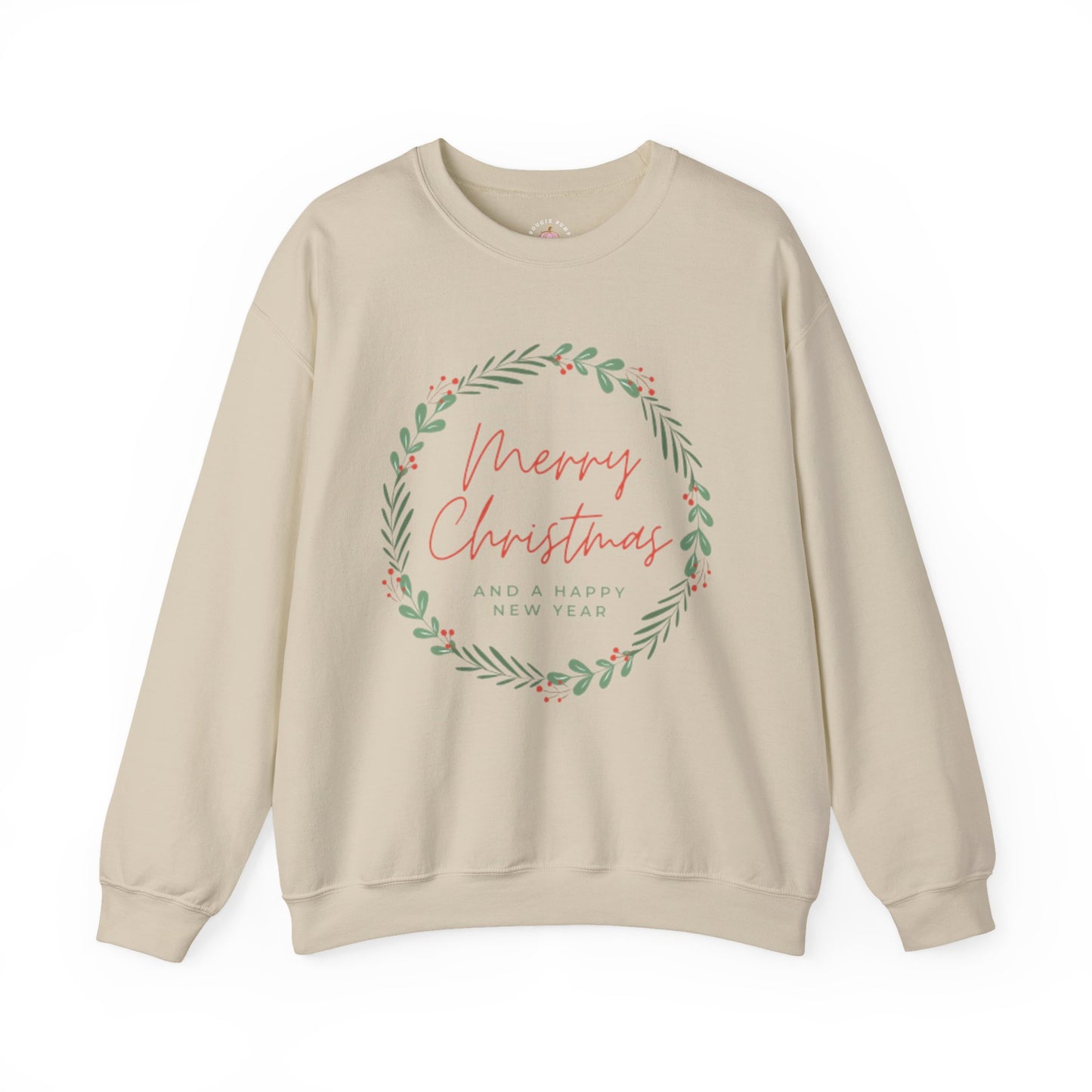 Merry Christmas Crewneck Sweatshirt, Cozy Holiday Style, Unisex Sweatshirt, Christmas Gift, Winter Apparel, Festive Clothing