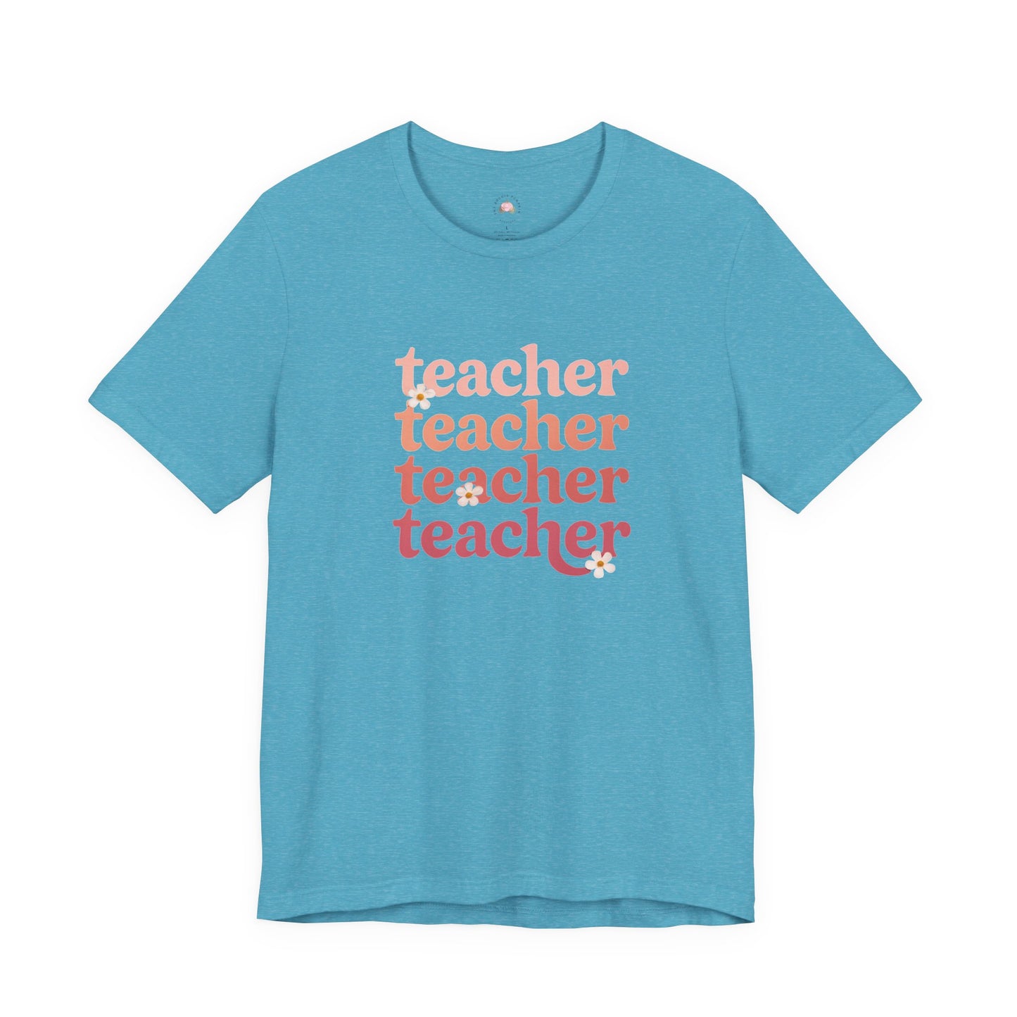 Teacher Vibes Unisex Jersey Tee - Perfect Gift for Educators, Teacher Appreciation, Classroom Style, Graduation Gift, Everyday Wear