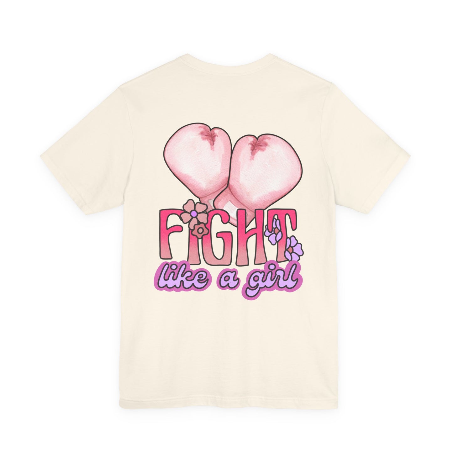 Empowerment Tee: Fight Like a Girl Unisex Jersey Short Sleeve T-Shirt, Awareness Shirt, Cancer Support Apparel, Gift for Fighters, [...]