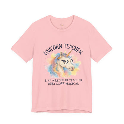 Unisex Tee - Unicorn Teacher Funny Design