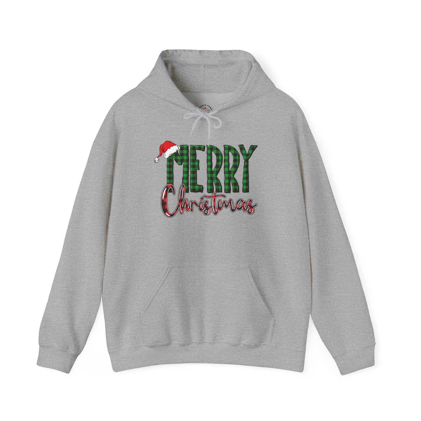 Merry Christmas Hooded Sweatshirt, Festive Holiday Apparel, Winter Warmth, Cozy Gift, Unisex Christmas Sweater, Seasonal Comfort