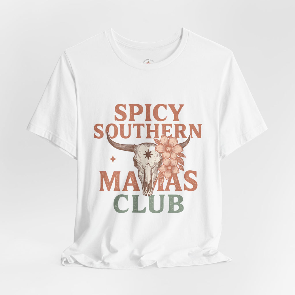 Spicy Southern Mamas Club Tee | Western Graphic Shirt for Faith-Filled Women – The Bougie Pumpkin Boutique