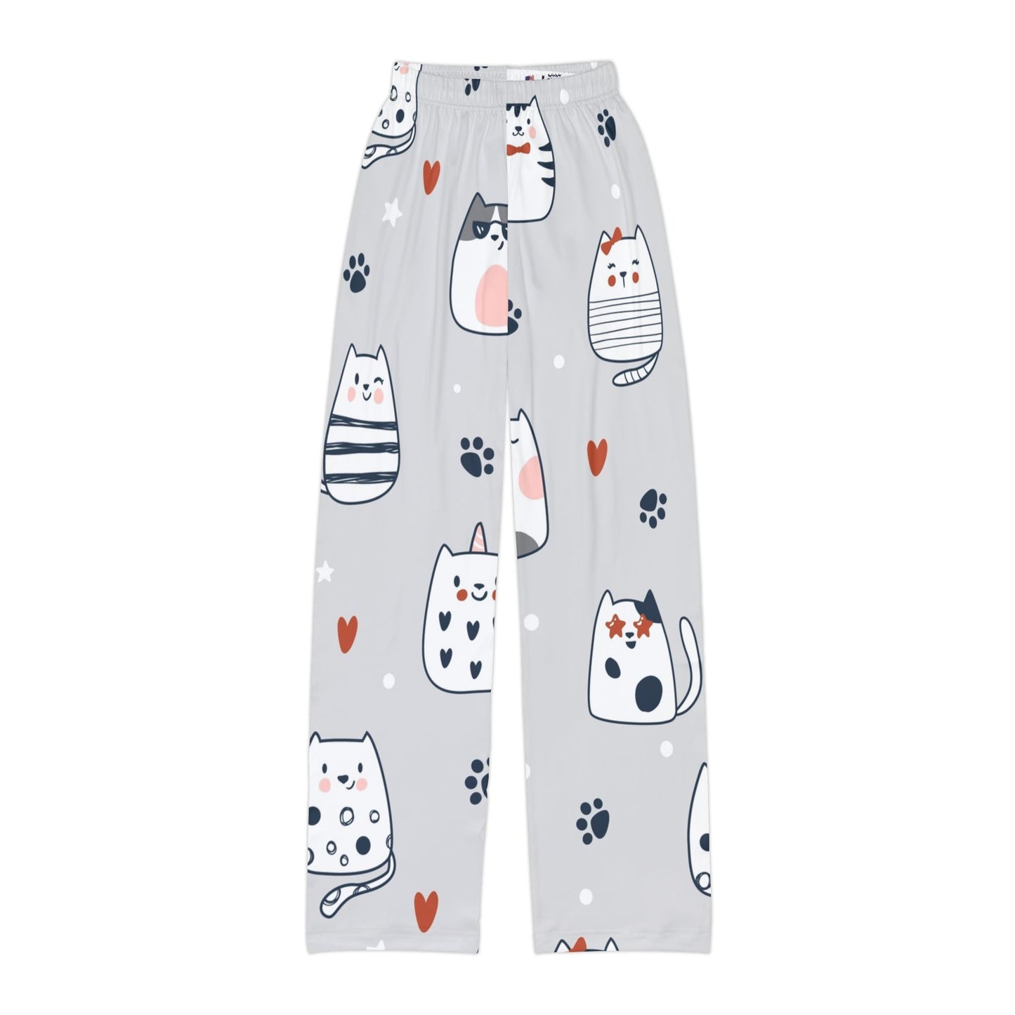 Kids Lounge Pants - Purrfect Pals, Matching Bottoms, Mommy and Me PJs