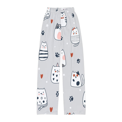 Kids Lounge Pants - Purrfect Pals, Matching Bottoms, Mommy and Me PJs