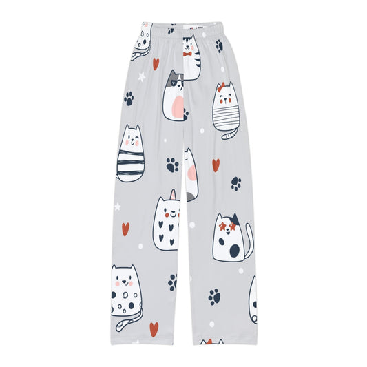 Kids Lounge Pants - Purrfect Pals, Matching Bottoms, Mommy and Me PJs